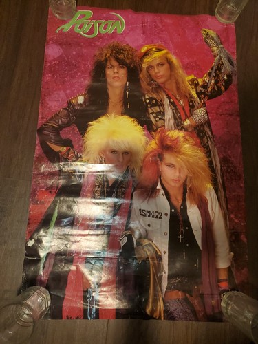 1987 vintage poison rock - ,